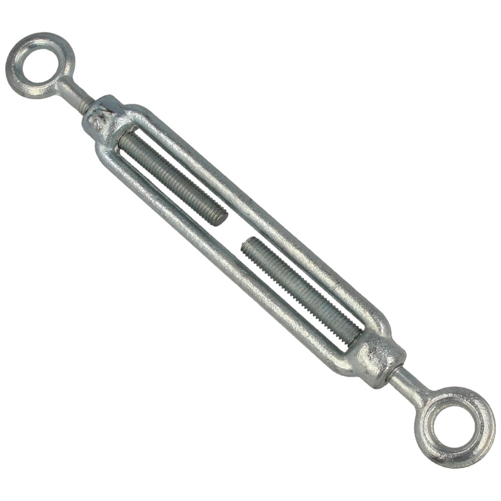 20.99.06110.3 Turnbuckles galv. M6x110 mm span range 80 mm eye/eye