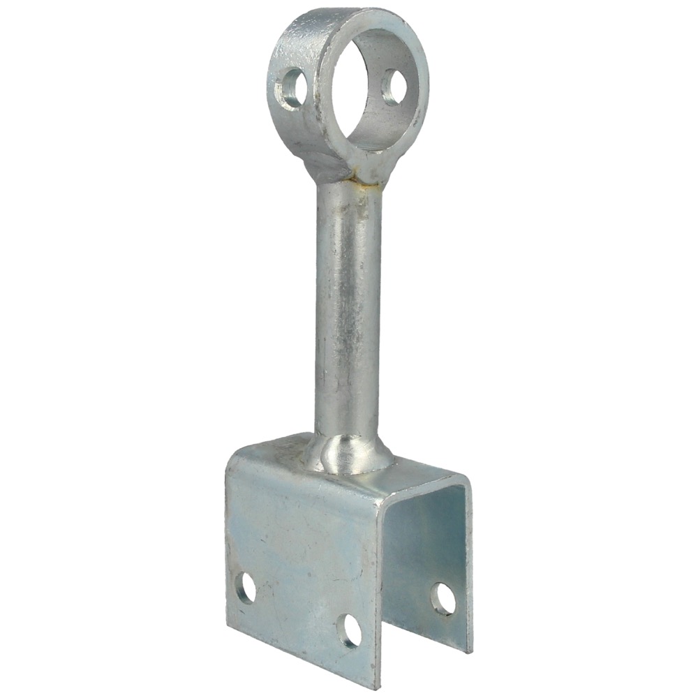 60.10.6127.10 Coupling rack/tube el.galv. straight Ø27 mm