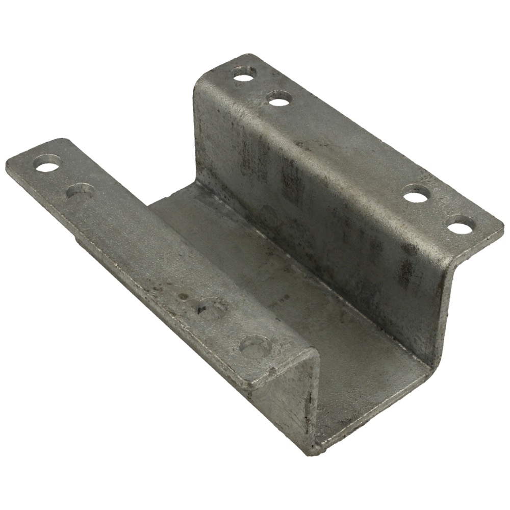 60.72.5050130-02 Omega plate hd.galv. L=130 mm for sq. tube 50x50 mm torque at assembly 10 Nm