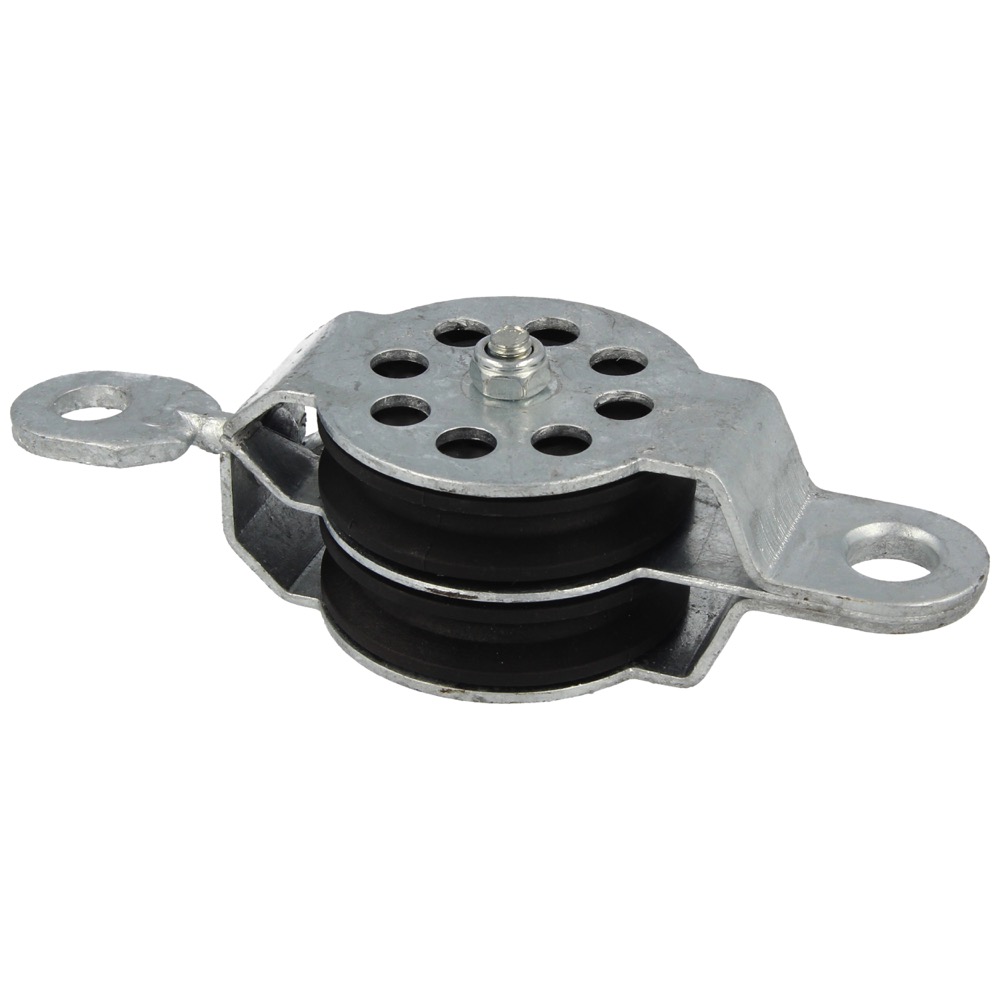 90.21.1500.10 Pulley 2" DD/PW swivel eye bearings, max. tensile force 45 kg
